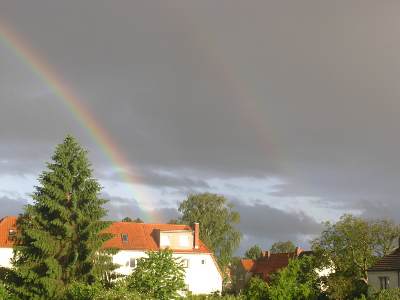 Foto eines Regenbogens